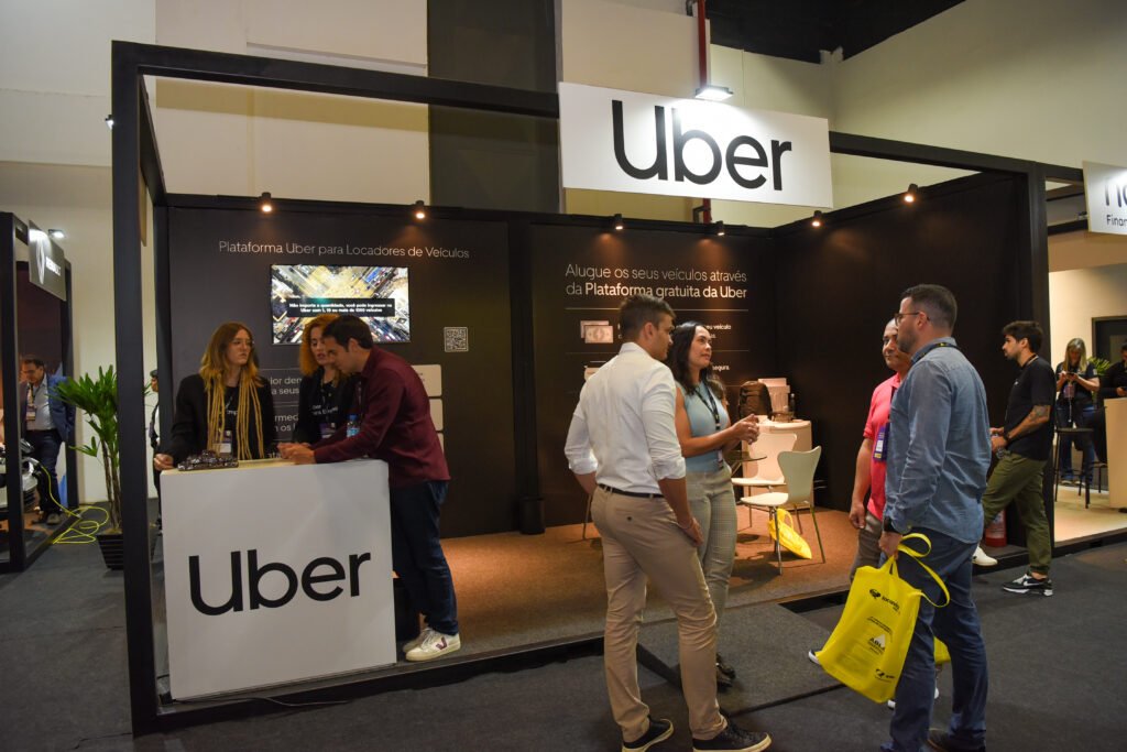 estande de Feira UBER na feira ABLA